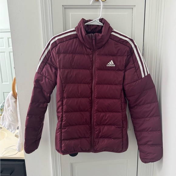 adidas Jackets & Blazers - Adidas Women's Maroon Puffer Jacket